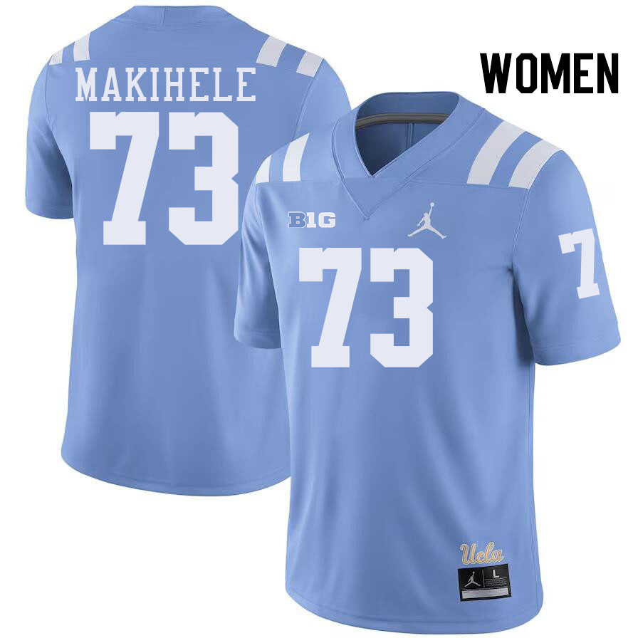 Women #73 Alani Makihele UCLA Bruins College Football Jerseys Stitched-Power Blue